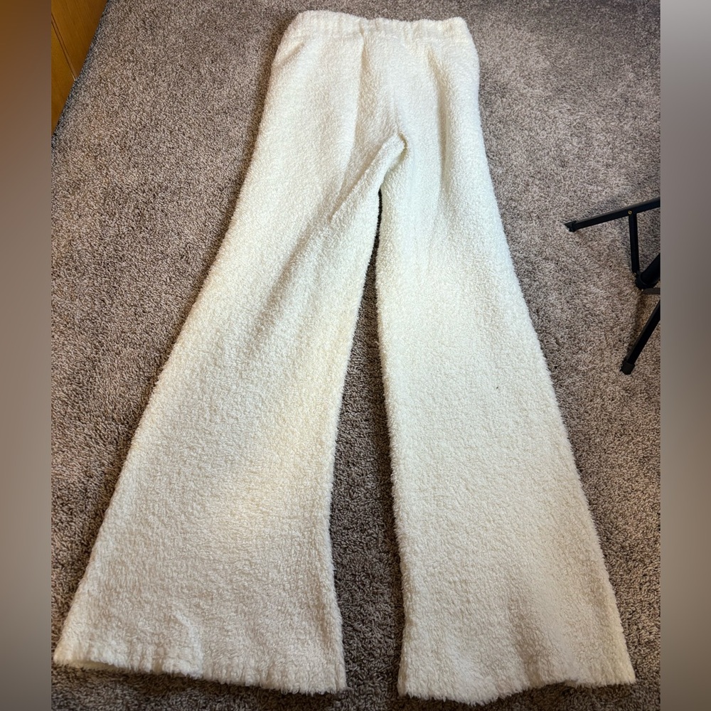 SKIMS Cozy Knit Wide Leg Pants S/M - Picture 3 of 7